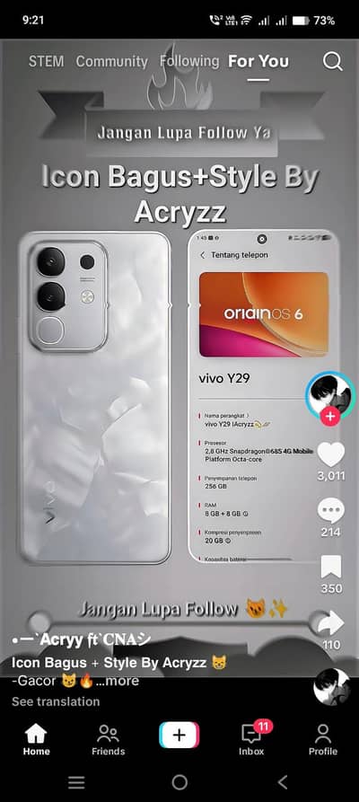 Vivo y29 8.256
