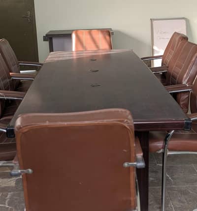 Office Meeting Table with Chairs