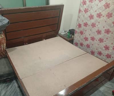 Double Bed with Dressing Table and Side Tables