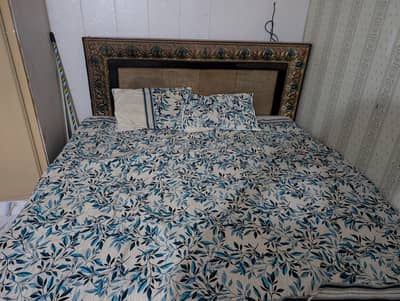 King Size Used bed + Mattress For Sale