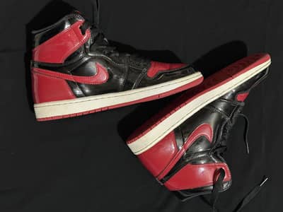 Air jordan 1’s patent bred