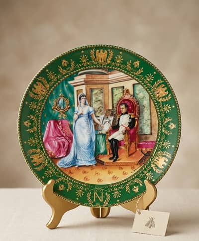 Vintage 1980s Napoleon Bonaparte & Josephine de Boulmé D'arceau Limoge