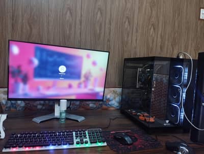 Gaming pc Asus Core i5 6th gen with 27 inch 2k borderless LCD FUll stp