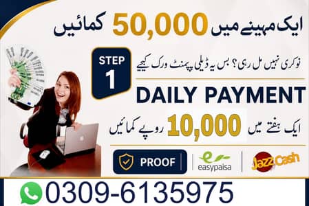 Part Time Full Time Job / Data Entry Job / Typing job / Assignment Job