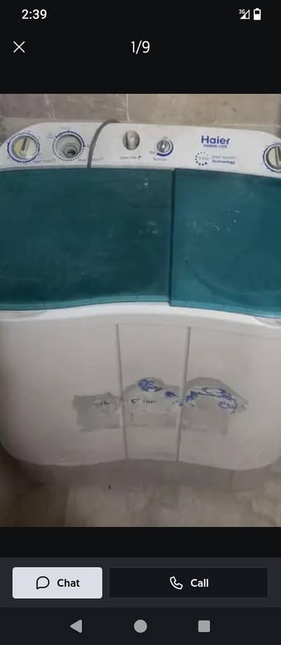 Selling Haier washing machine with dryer