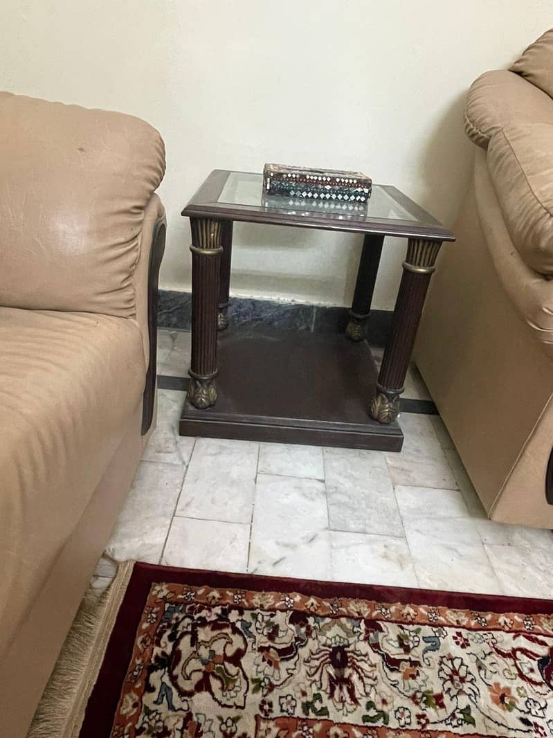 Big table with 2 side tables 6