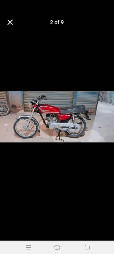 Honda CG 125 model 1986