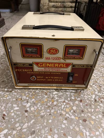 General Automatic Voltage Stabilizer 12000 Watts / 12 kV