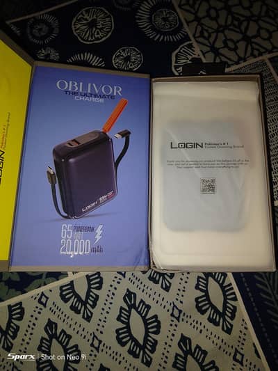 LOGIN 65 watt 20000 MAH