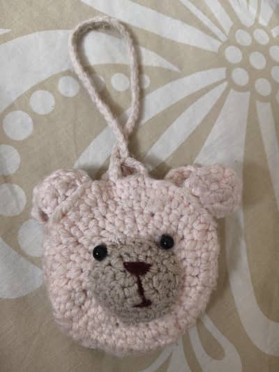 Hand made hanging pouch