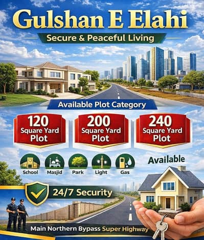 Gulshan E Ellahi Ready For Possession Now Leased & Transfer Plots.  03022088235