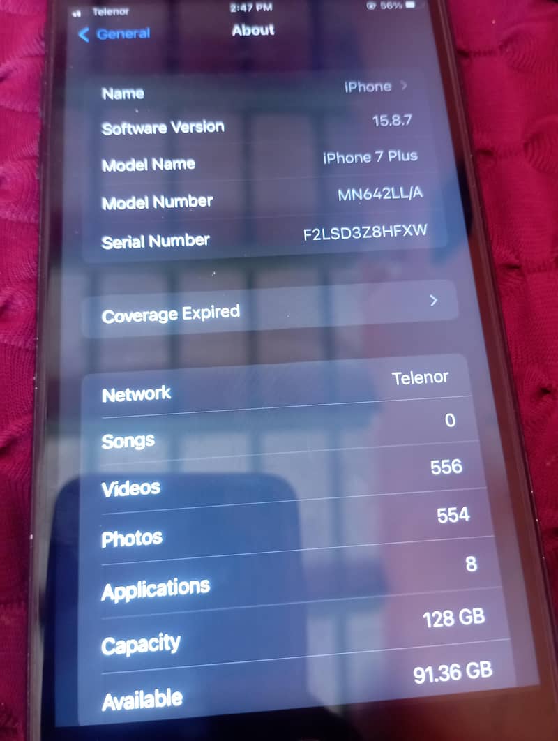 Apple iPhone 7 plus 0