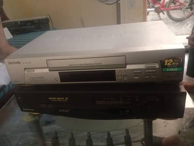 Panasonic VCR VHS Players (NV-SJ208 & NV-SD350) – Excellent Condition