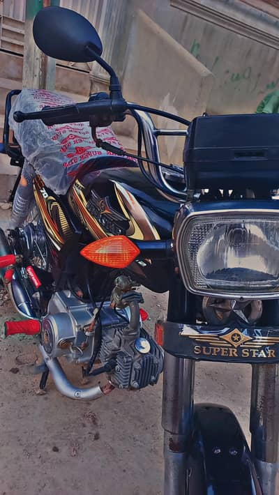 Super Star CD 70 2025 new bike used bilkul nhi howe hai 03194725877