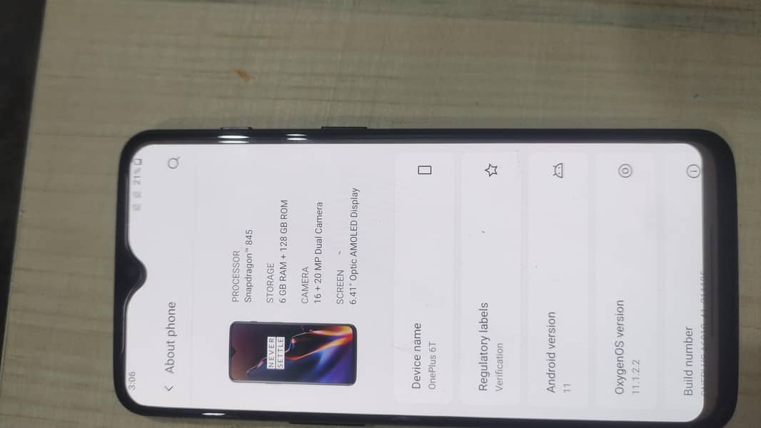 One Plus 6T 2