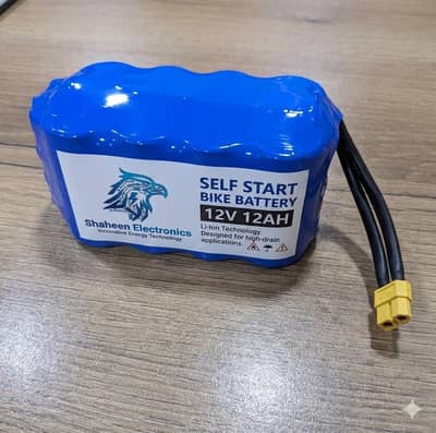 Shaheen Electronics - Premium LiFePO4 Self Start Bike Battery