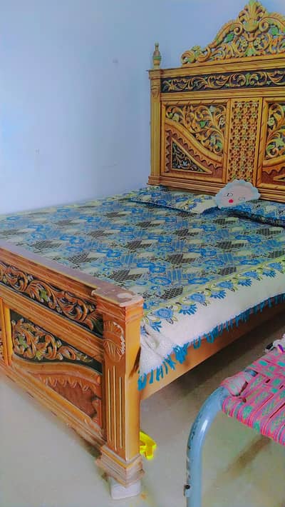 king size bed with double bed mattress
