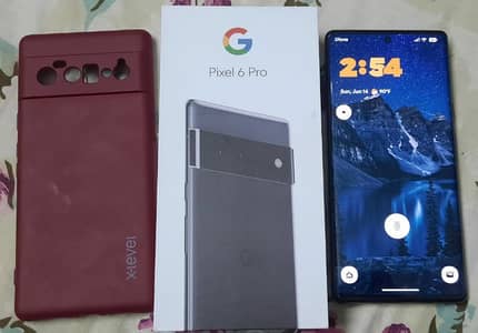 Google pixel 6 pro 12/256 official pta brand new box pack
