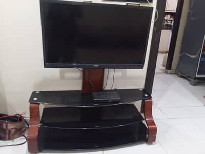 orient 40inches led , with glass rack/stand, dish+ device also add