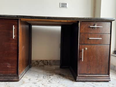 Solid Sheesham Wood Executive Desk