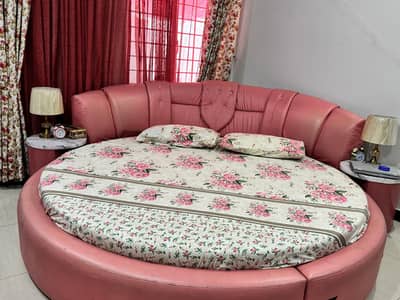 King Size Bedroom Set with Foam | Side Tables & Dressing | Urgent Sale