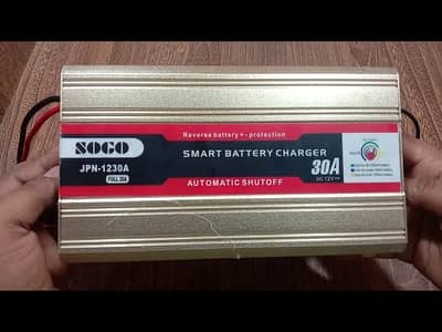 Sogo 30 Ampere Heavy-Duty Battery Charger