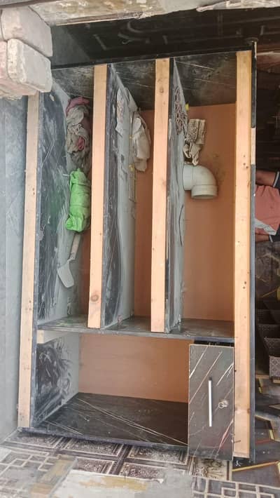 wood counter