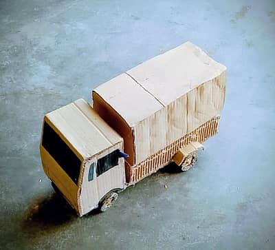Handmade Army toy truck -Eco toys