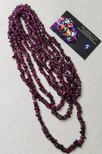 Garnet Gemstone Necklace
