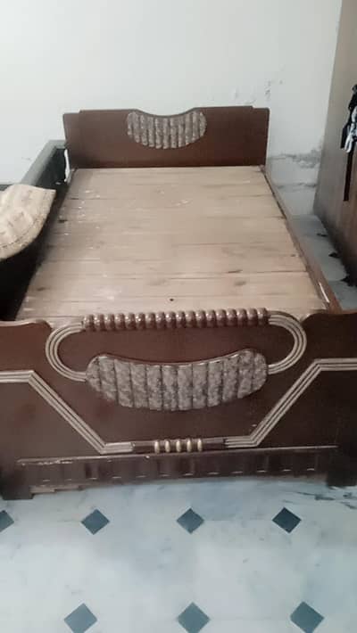 Two single beds and mattress for sale