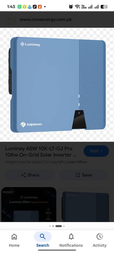 luminey 10kw on grid inverter