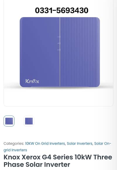 Knox G4 10kW On grid solar inverter