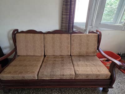 5 Seater Wooden Sofa Set