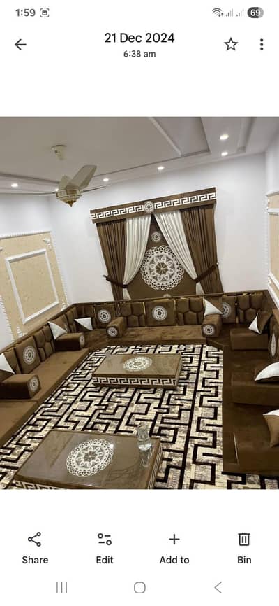 Majlis Sofa / Sofa / Arabic Majlis / Arabic Hujra / Arabic Sofa