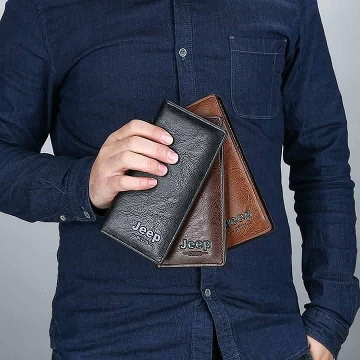 Premium Long Leather Wallets. 9