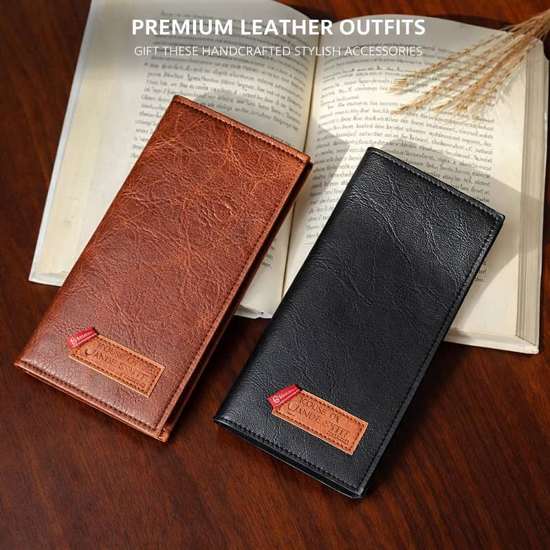 Premium Long Leather Wallets. 12