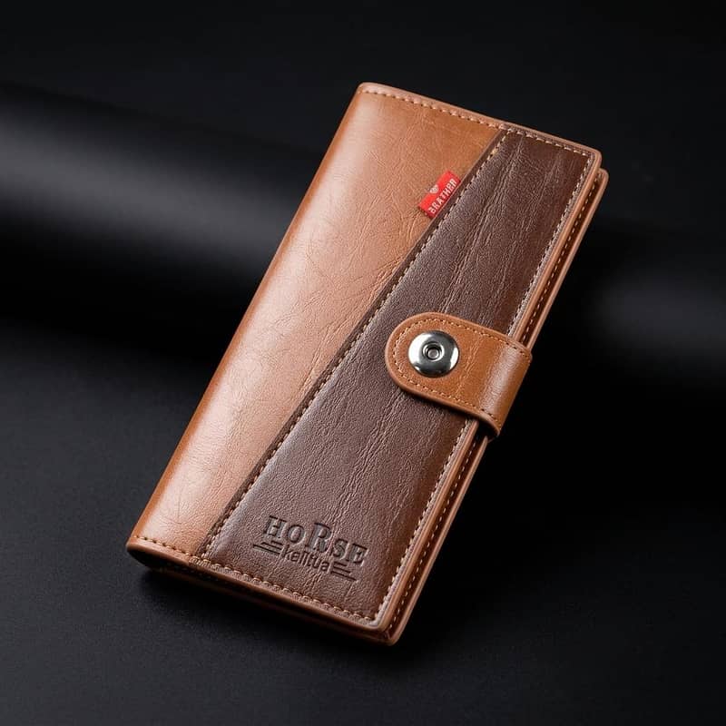 Premium Long Leather Wallets. 14