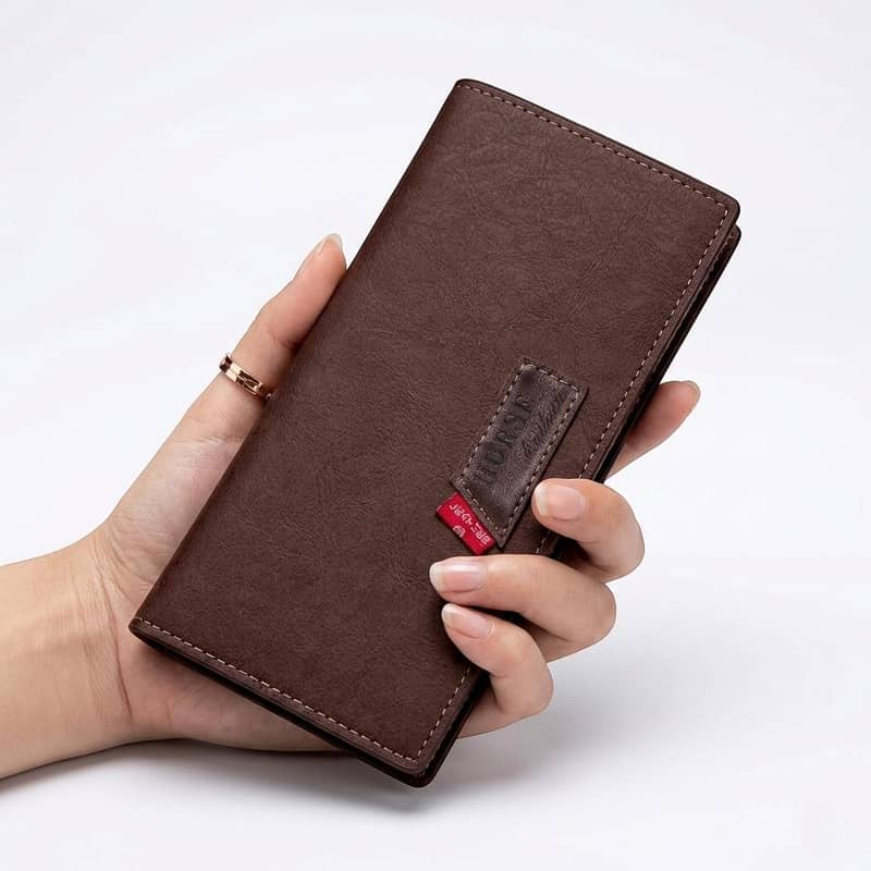 Premium Long Leather Wallets. 16