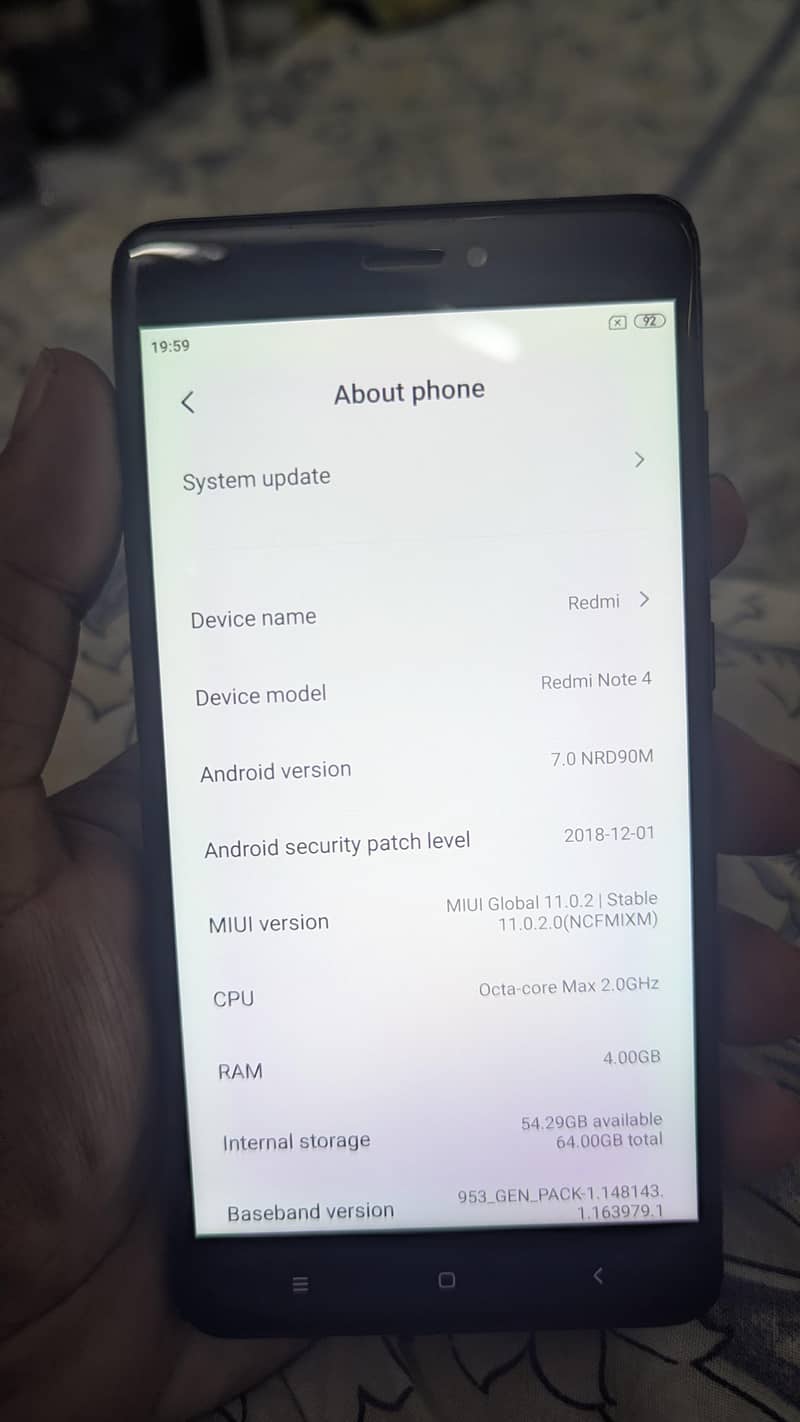 Xiaomi Redmi Note 4 6