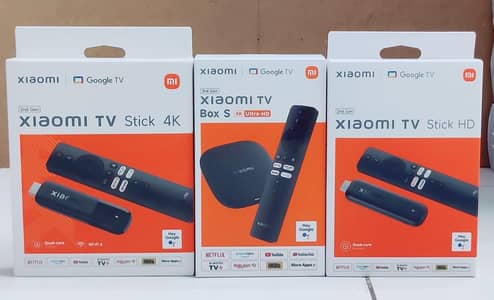 Xiaomi TV Box S 3rd Gen and TV Stick Brand New