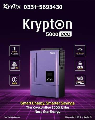Knox 4.2 kW eco 5000 available at best price