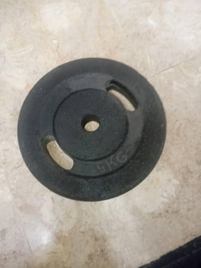weight plates 5kg plastic coated