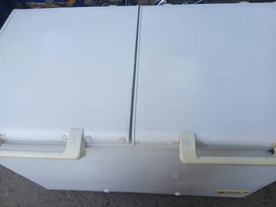 Dounle door deep freezer