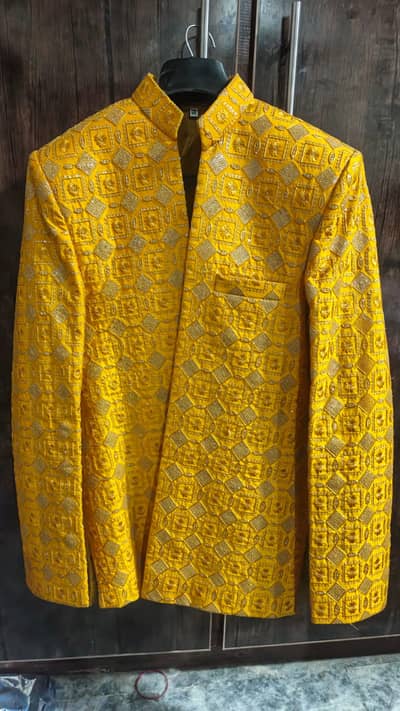 Groom mehndi coat