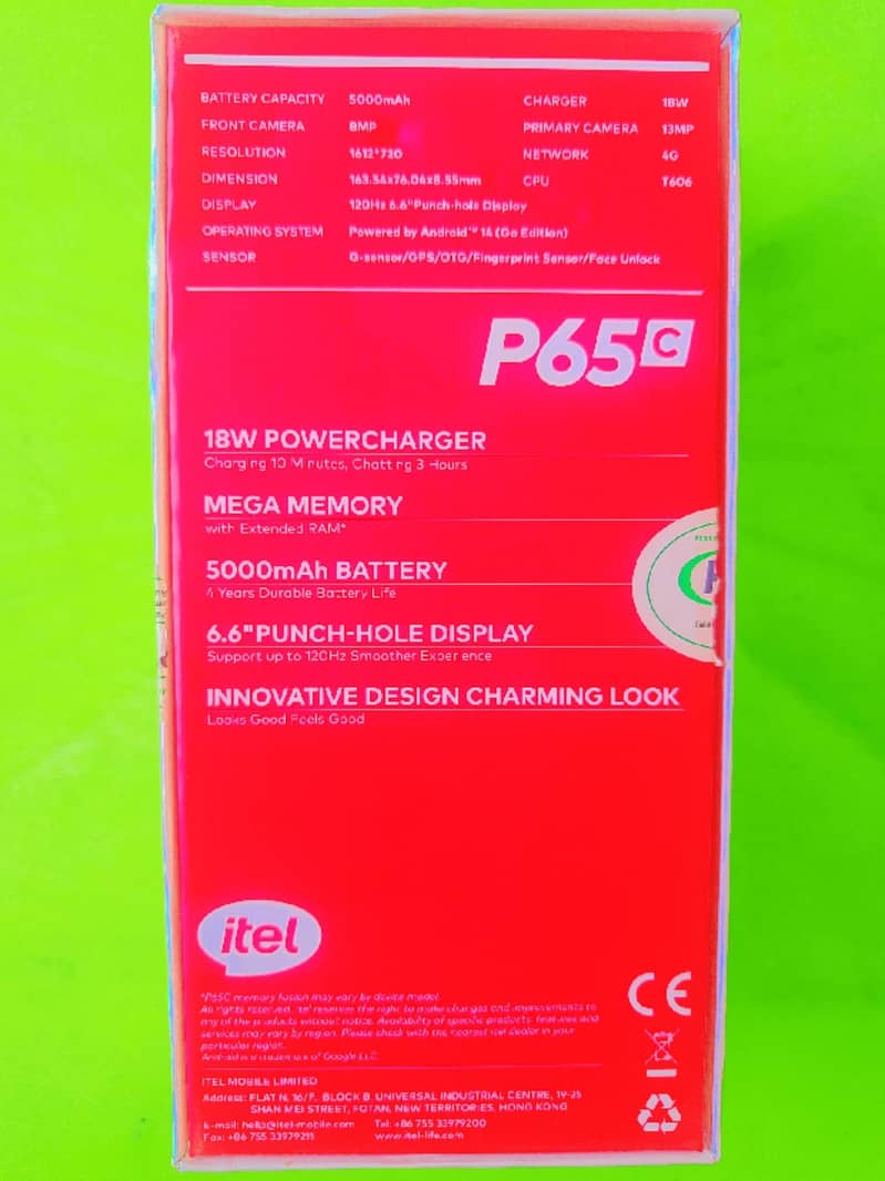 Itel P65C 1