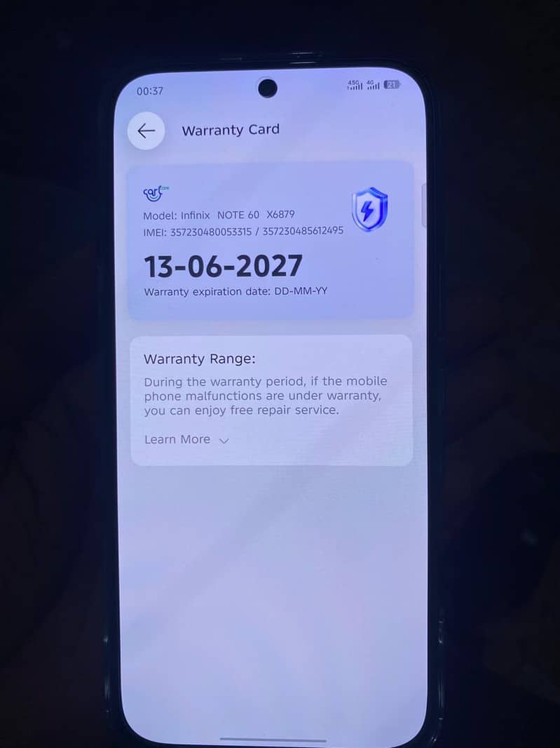 Infinix note 60 exchange possible 2