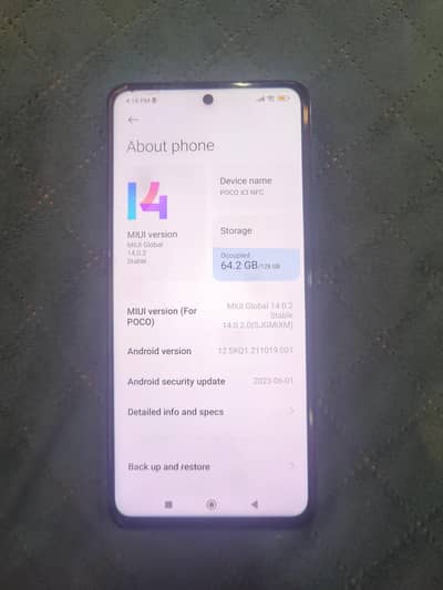 Xiaomi POCO X3 NFC [ 6/128 ] [ Sealed With Box ] [ Exchange Possible ]