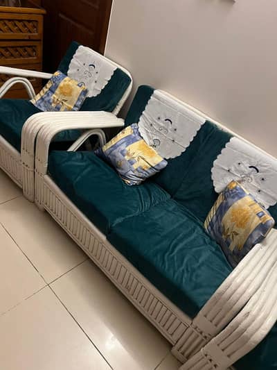 Cane Sofa Set