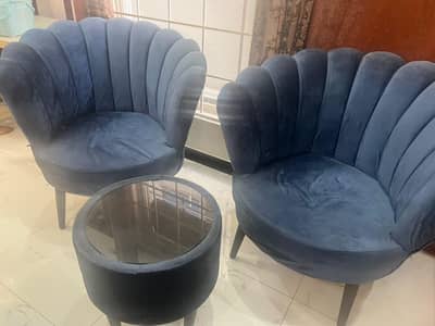 2 set of seashell chairs 20k each set