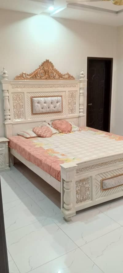 Brand New chinyoti Wood Bed set